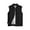 Black, variant on Men's Workout Outerwear Vest Lightweight Full-Zip Sleeveless Jacket Outdoor Hiking Travel Golf Vests with Pockets