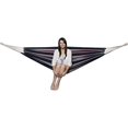 thumbnail image 3 of Gilbin Cotton Double Hammock Portable 2 Person Durable Extra Large Canvas Hammock, Canvas Double Brazilian Hammock, Perfect for Camping, Outdoors Gear, Backpack, Hiking, Hunting, Backyard, 3 of 6