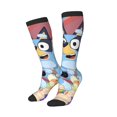 thumbnail image 2 of Saiise Bluey Funny Socks Men Women Boys Kids Adults Novelty Graphic Crew Tube Socks Crazy Design Casual Dress Socks for Sports,Running,Travel, 2 of 7