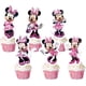 thumbnail image 2 of Disney-adornos para tartas de Minnie Mouse rosa, decoración para cupcakes de ratón para fiesta de cumpleaños para niñas y niños, suministros para Baby Shower, 24 piezas, 2 of 4