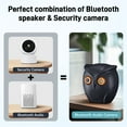 thumbnail image 4 of Yaoinaoou Bluetooth 5.0 Wireless Speaker with 1080P HD Camera – 120° Wide Angle, Night Vision, Human Detection Alarm, Cloud/TF Storage, 2-Way Talk, 4 of 9