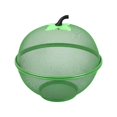 thumbnail image 4 of Cesta de fruta de alambre de hierro, cesta de fruta de malla de encimera protectora con tapa, para soporte de exhibición de frutas, adornos de cocina, verde Gloria Canasta de frutas, 4 of 8