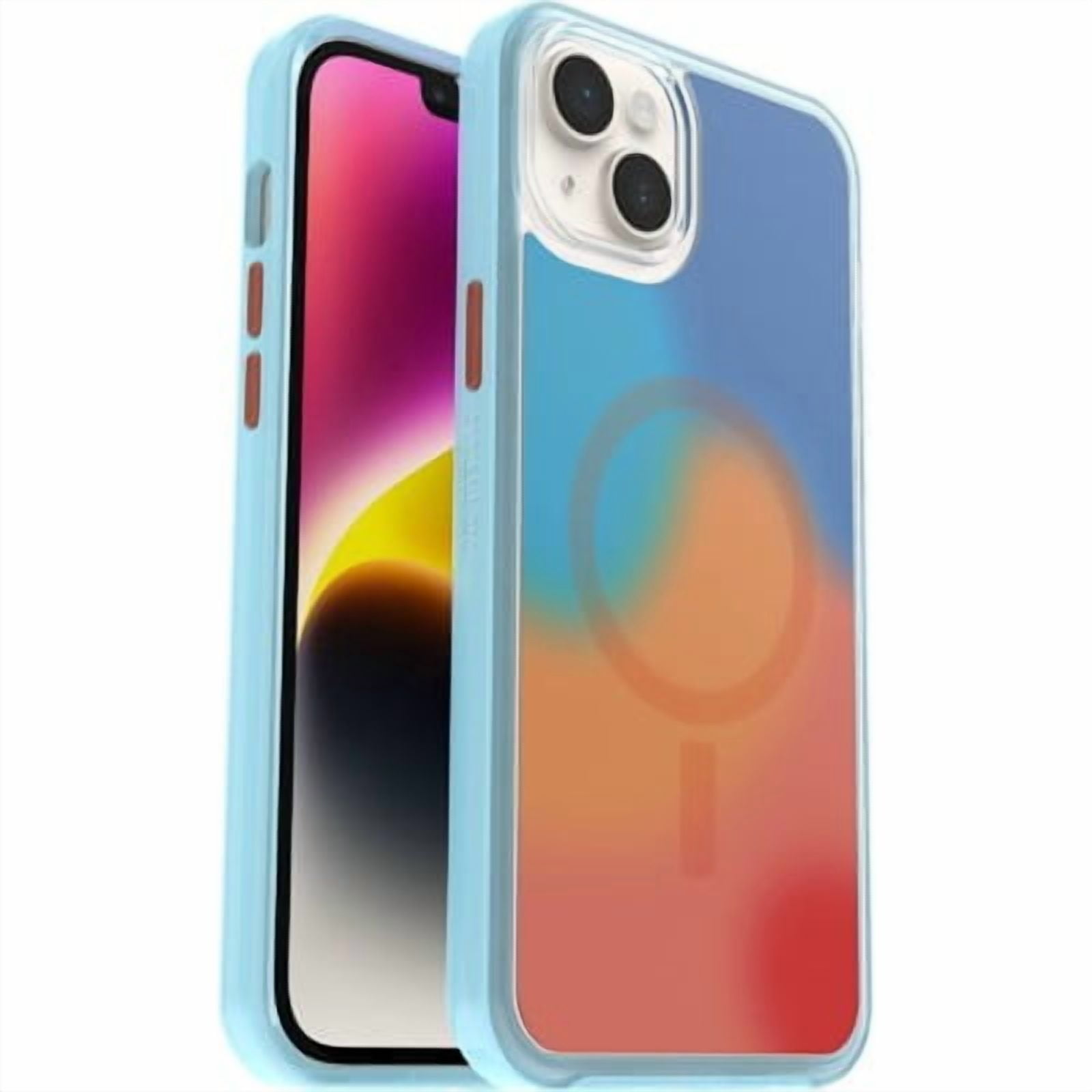 OtterBox Apple iPhone 14 Plus Symmetry Plus Case with MagSafe -Colorful Gossamer