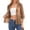 Khaki, variant on Vivianyo HD Women's Summer Three Quarter Sleeve Sheer Chiffon Cardigan, Womens Casual Loose Fall Open Front Lightweight Solid Layering Shrug for Vacation, Women's Light Blue, Sizes S-3XL