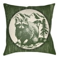 thumbnail image 6 of Artistic Weavers Lodge Cabin Raccoon Ridge Pillow Poly Filled 18' x 18', 6 of 7