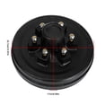 thumbnail image 2 of 6 on 5.5" Trailer Hub Drum Kits w/ 12"x2" Electric Brakes fit 5200-6000 lbs Axle, 2 of 8