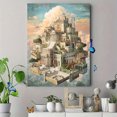 thumbnail image 4 of Floating Ancient City Canvas Print，Historical Wall Art for Living Room Bedroom Hotel Study, 4 of 8