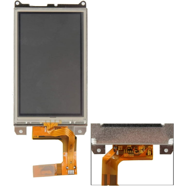 LCD Display Touch Screen Replacement with Frame for Garmin Alpha