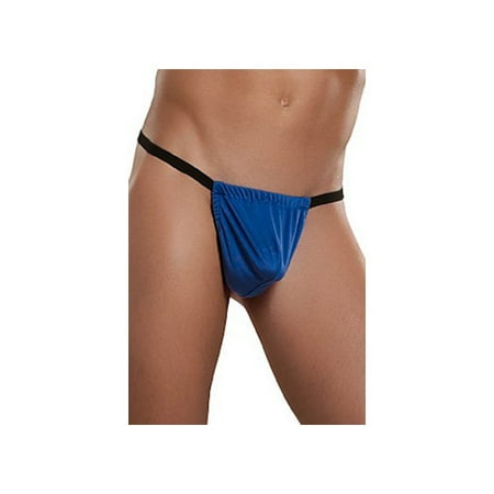 Magic Silk Silk Boxers - Magic Silk Mens Cobalt Silk G-String 2706-C Cobalt