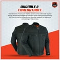 thumbnail image 3 of Daniel Smart S to 8XL Leather Motorcycle Jacket for Men Goatskin Sporty Biker Leather Jacket, 3 of 5