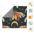 thumbnail image 3 of YFYANG Absorbent Dish Drying Mat for Kitchen, Reusable Bohemian Abstract Butterfly Pattern Microfiber Dish Mat, 16 x 18 inch, 3 of 9