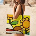 thumbnail image 5 of Rilakkuma Waterproof Foldable Beach Blanket Picnic Mat Tote Perfect for Camping Beach Hiking Grass 150x100cm, 5 of 5
