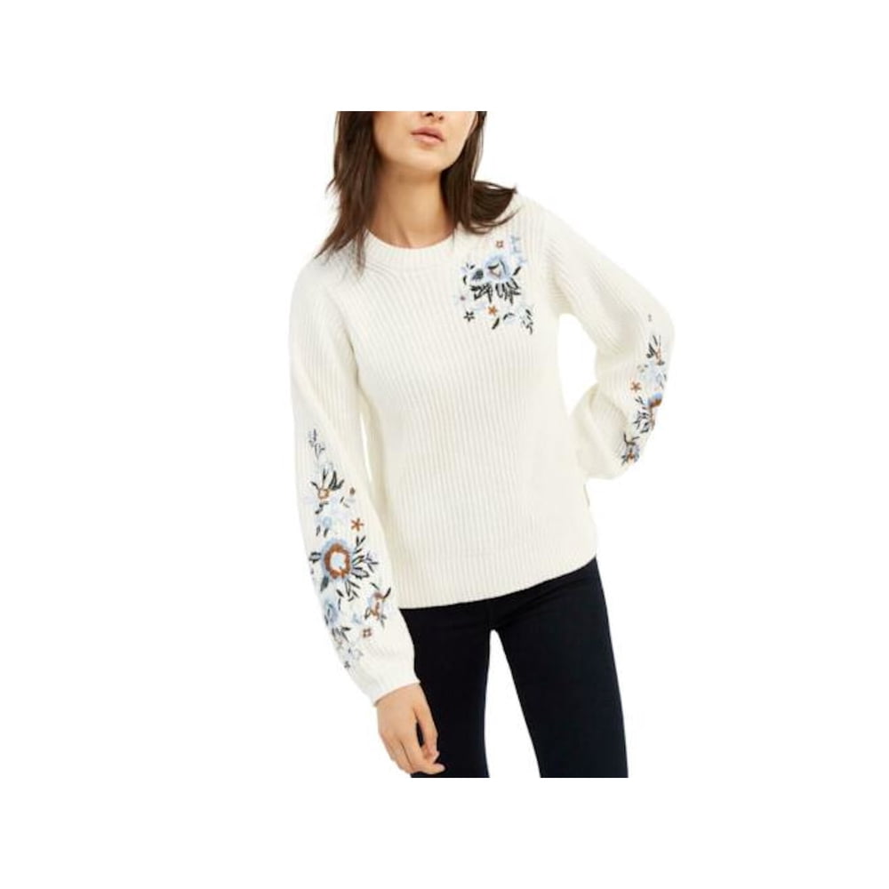 lucky brand floral sweater