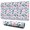 Pioneer Flower Floral-1, variant on Long Mouse Pads for Desk,Pioneer Flower Floral Print Pattern Desk Mats on Top Of Desks, Desk Mouse Pad Extra Large with 3mm Non-Slip Base and Stitched Edge for Gaming,Office,Work,Home 31.5"x11.8"