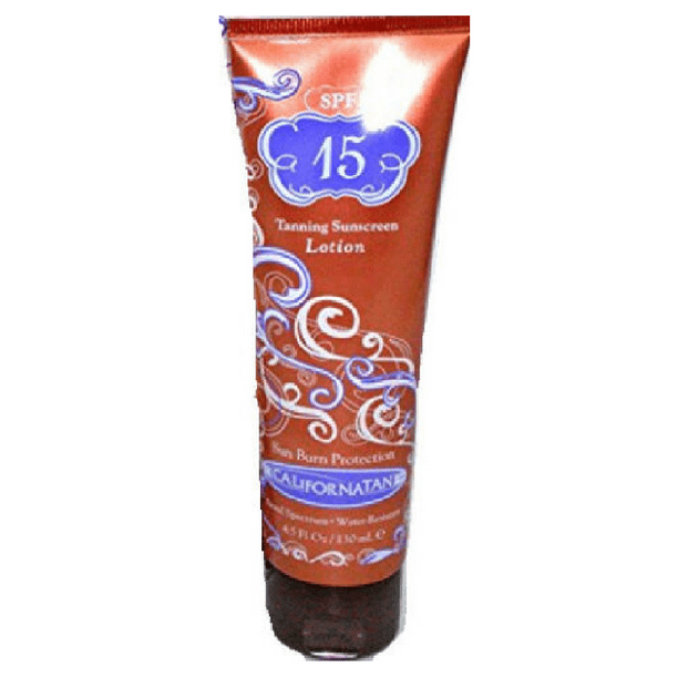 California Tan Just Faces Tanning Sunscreen Lotion SPF 15 Sun Burn