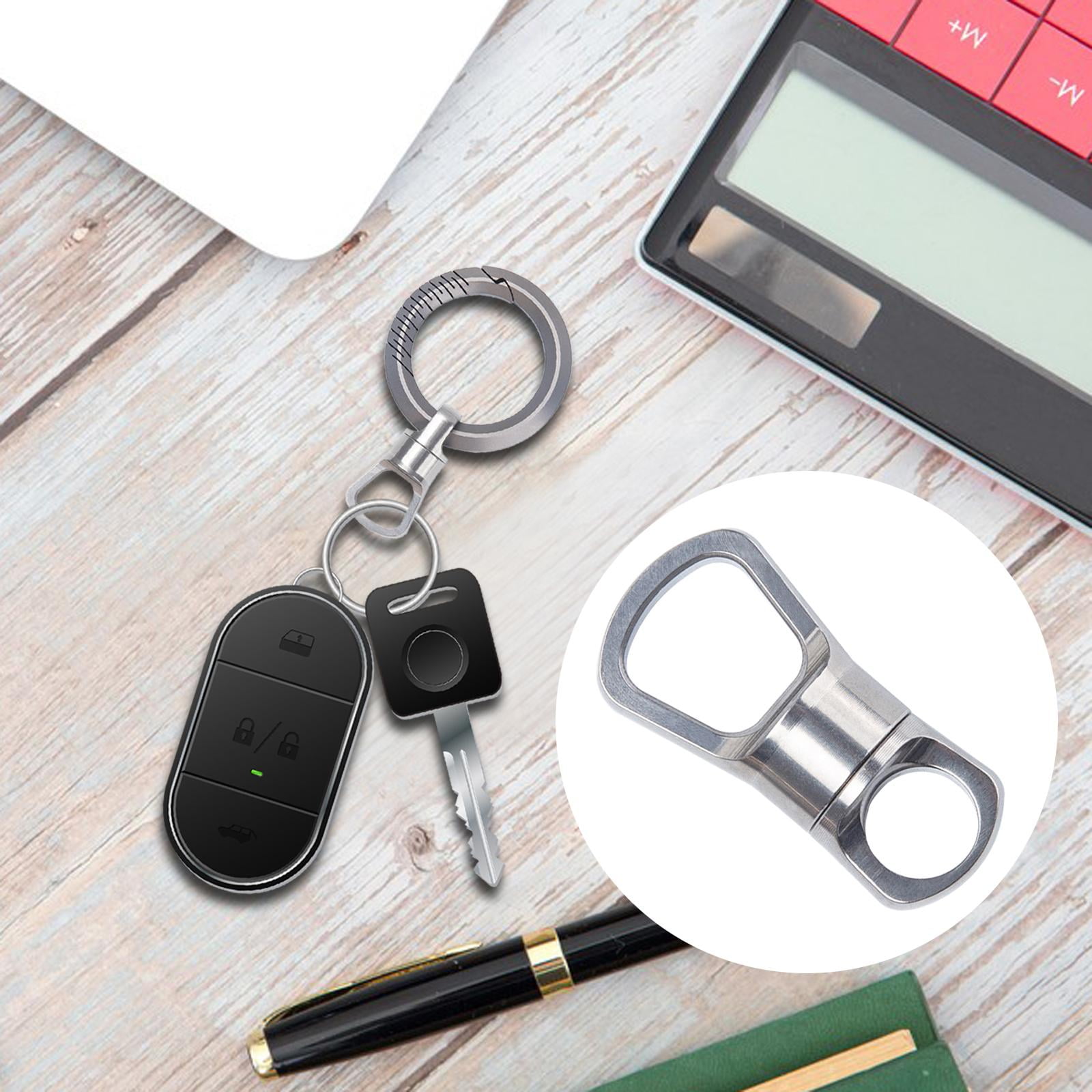 Heavy Duty Key Chain Car for Men DIY Accessory Rotatable Holder Kit