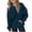Blue, variant on DJDLJWCJ Girls Crewneck Sweatshirt with Pocket Long Sleeve Solid Color Pullover Stretch Soft Casual Tops Blue Size 11