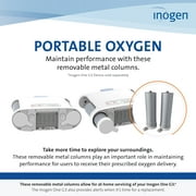 Inogen One G3 Replacement Column Pair - Oxygen Accessories - Two Removable Metal Columns - 1.63 lbs., 17.8 x 3.66 x 3.62 in.