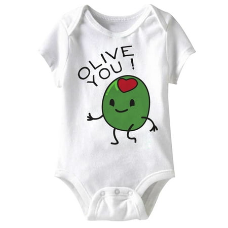 

American Classics Olive You Infant Baby Snapsuit Romper