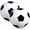 100cm/39.37inch, variant on 2 Pcs Giant Inflatable Soccer Ball, PVC Blow Up Soccer Beach Ball for Outdoor Fun, 23.62 Inch