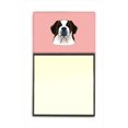 thumbnail image 1 of Carolines Treasures BB1246SN Checkerboard Pink Saint Bernard Refiillable Sticky Note Holder Or Postit Note Dispenser, 3 x 3 In., 1 of 1