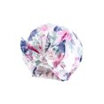 thumbnail image 1 of SAYOO Gorro de ducha impermeable para mujer, color sólido/flor/estampado de puntos/sombrero lavable para el cabello de salón de baño de leopardo SAYOO  Moda, 1 of 1
