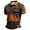 Gray, variant on Leidass Mens Halloween Polo Shirt Short Sleeve Casual Collared Pullover with Button Khaki 2XL