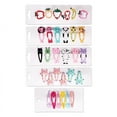 30Pcs Hair Snap Clips Girl Barrettes,Fruit Animal Metal Non Slip Hair