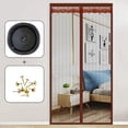 thumbnail image 1 of Mosquitera de malla con cierre magnético: cierre mágico resistente para puerta con imanes para puertas correderas, de patio, francesas, delanteras y traseras, apto para niños y mascotas, fácil de, 1 of 5