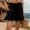 Black, variant on Women's Summer Solid Color Pocket High Waist Elastic Waist Wide Leg Casual Shorts Womens Shorts Pack Boyfriend Shorts for Women Short Pants for Women Short Sleeve Pajama Set for Women Women's Running