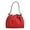 Red, variant on Faux Suede Shoulder Bags Vintage Crossbody Bag Pleated Handbag Underarm Bag for Women Party