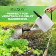thumbnail image 4 of Plexon 1 Gallon Watering Can Metal, White Garden Metal Watering Can Outdoor, Indoor Metal Watering Can, Large Gardening Watering Pot, Black Galvanized Steel Handles and Removable Spray Spout, 4 of 7