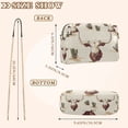 thumbnail image 4 of FORMRS Women Crossbody Purse with Chain Strap Vegan Leather Shoulder Handbag, Beige Cowboy Pattern, 4 of 7