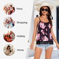 thumbnail image 5 of Joyshaper Camisoles for Women with Built in Bra Adjustable Spaghetti Strap Tank Top Lace Trim Extender Camisole Loose Fit S-3XL, 5 of 6