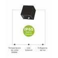 thumbnail image 3 of IPSA Luminaria Decorativa para Muro con 2 Luces Led, 2 Watts, Luz Blanco Cálida, 3 of 4