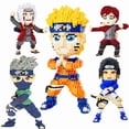 thumbnail image 2 of Naruto Sasuke Kakashi Jiraiya bloques de construcción montar juguetes dibujos animados figura de acción muñecas niños regalos de cumpleañosJM-200577-Con caja zhangyuxiang unisex, 2 of 2