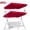 Burgundy, variant on 65"x45" Swing Canopy Replacement Porch Top Cover New (ONLY COVER) (Beige)