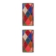 thumbnail image 3 of Sonducket Cartera de mujer de cuero de lujo empalmado monedero colorido bolsillo de estilo japonés con cremallera de gran capacidad bolso Type2 NO2, 3 of 6