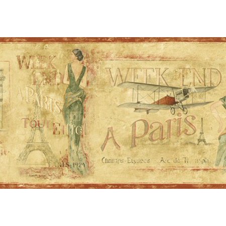 878987 Weekend In Paris Wallpaper Border Walmart com 878987 Weekend In Paris Wallpaper Border Walmart com