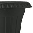 thumbnail image 3 of Arcadia Garden Products 10x12" Traditional Plastic Urn Planter, Black, 3 of 7