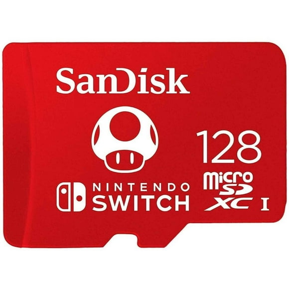 Memoria MicroSDXC UHS-I U3 Sandisk de 128 GB para Nintendo Switch SanDisk SDSQXAO-128G-GNCZN
