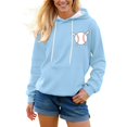 thumbnail image 4 of WZXFASHION Chandail à Col Imprimé pour la Journée de la Compétition pour Femmes, Épaules Dénudées, Manches Longues, Liquidation, Chandail à Col Rond, 4 of 9