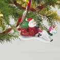 thumbnail image 2 of Hallmark Keepsake Christmas Ornament 2021, Just Believe Santa with Unicorn, 2 of 6