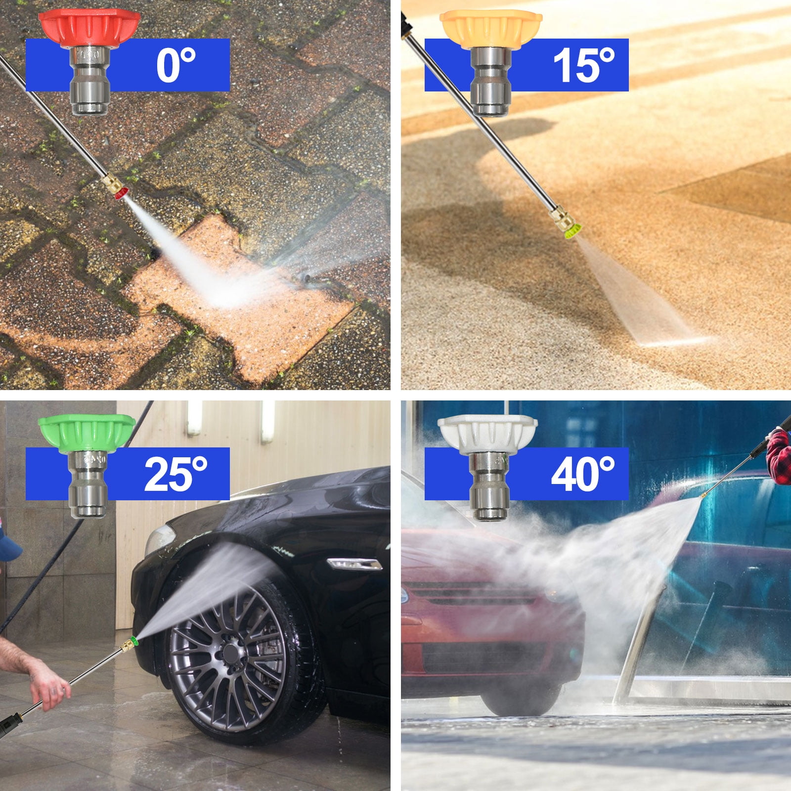 2150PSI Pressure Washer 2.6 GPM Powerful Electric Power Car Washer with  Hose Reel, 4 Nozzles Foam Cannon, Soap Tank. Cannon for Cars, Homes