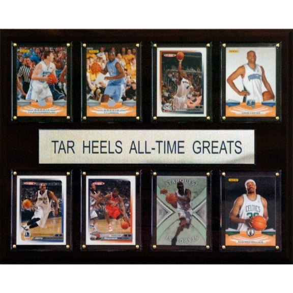 North Carolina Tar Heels 12'' x 15'' All-Time Greats Plaque
