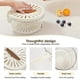 thumbnail image 2 of 2PCS Kitchen Colanders Bowl Fruit Cleaning Bowl with Strainer Kitchen Fruit Drain Basket Vegetable Salad Bowl, 2 of 5