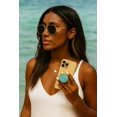 thumbnail image 2 of Phone Grip CRYSTALFY Sea Foam Green Abulon Seashell iPhone, 2 of 9