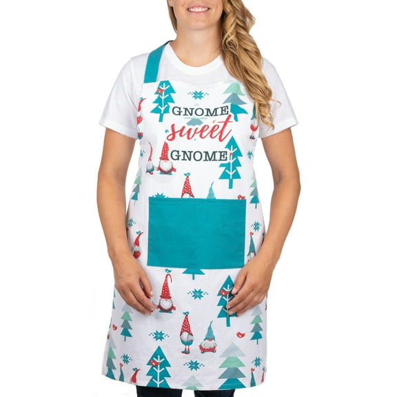 Pantry White Women Gnome Sweet Apron