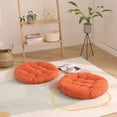 thumbnail image 2 of Namzi Floor Pillow Cushion, 22 inch Round Seat Cushion, Outdoor Floor Pad, Meditation Cushion for Yoga Living Room Sofa Balcony, Orange，1, 2 of 5