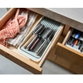 thumbnail image 3 of DrawerStore 2-Tier Knife Kitchen Drawer Organizer Holds up to 11 Knives Disassembles for Easy Cleaning Recycled Plastic, 3 of 3